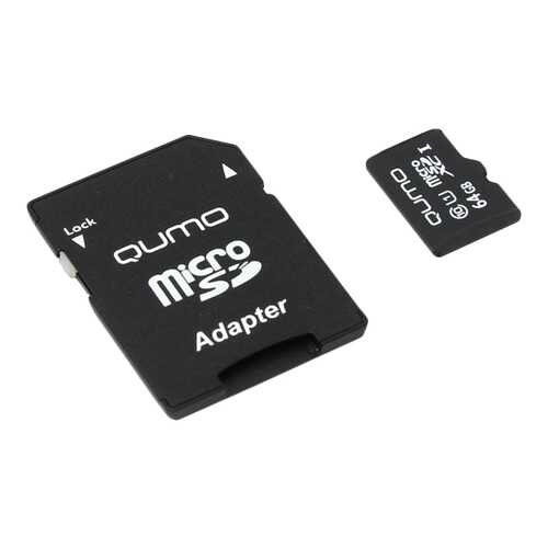 Карта памяти QUMO Micro SDXC QM64GMICSDXC10U1 64GB в МТС