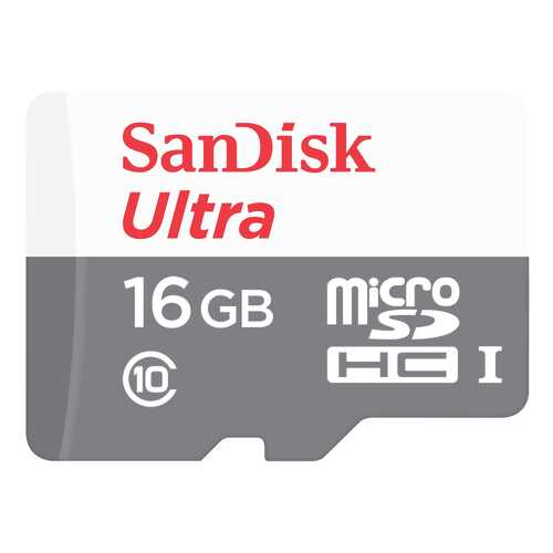 Карта памяти SanDisk Micro SDHC Ultra SDSQUNS-016G-GN3MA 16GB в МТС