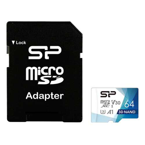Карта памяти Silicon Power Micro SDXC SP064GBSTXDU3V20AB 64GB в МТС