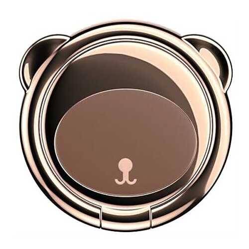 Кольцо-держатель Baseus Bear Finger Metal Ring Grip Stand Holder Brown в МТС