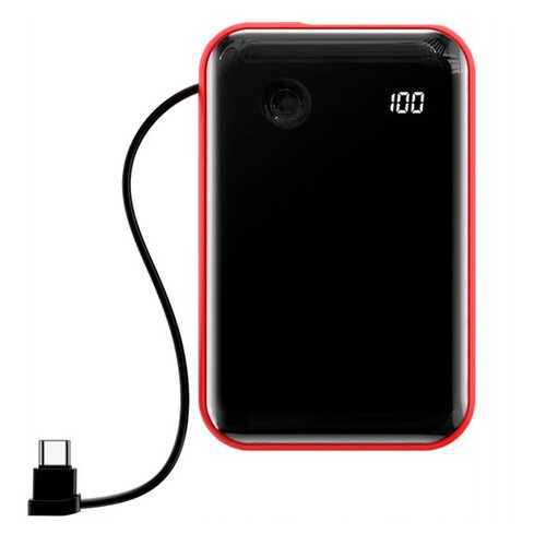 Внешний аккумулятор Baseus Mini S Digital Display Type-C 10000 мАч Red в МТС
