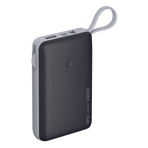 Внешний аккумулятор Deppa NRG Cable 4в1 10000mAh, Grey (33561) в МТС