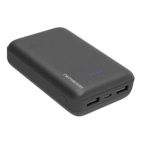 Внешний аккумулятор powerbank Гарнизон GPB120 10000 мА-ч, 2USB, 2.1A черный в МТС
