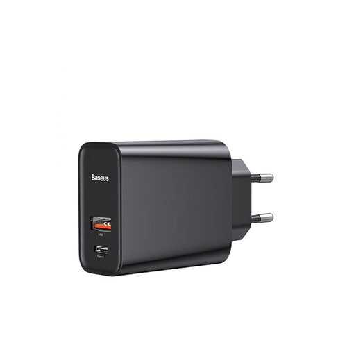 Сетевое зарядное устройство Baseus Speed QC3.0 1USB+Type-C 5A Black в МТС