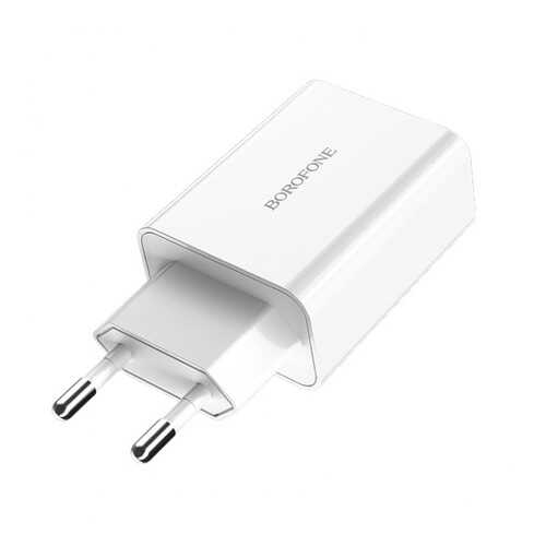 Сетевое зарядное устройство Borofone BA21A 1USB 3A White в МТС