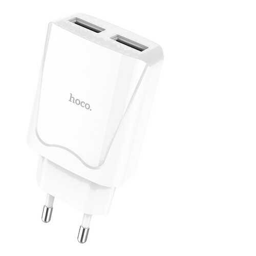 Сетевое зарядное устройство HOCO C52A 2 USB 2.1A White в МТС