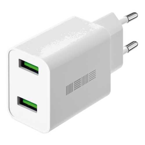 Сетевое зарядное устройство InterStep New RT:2*USB(30W) 2.4A QuickCharge3.0, Alu Silver в МТС