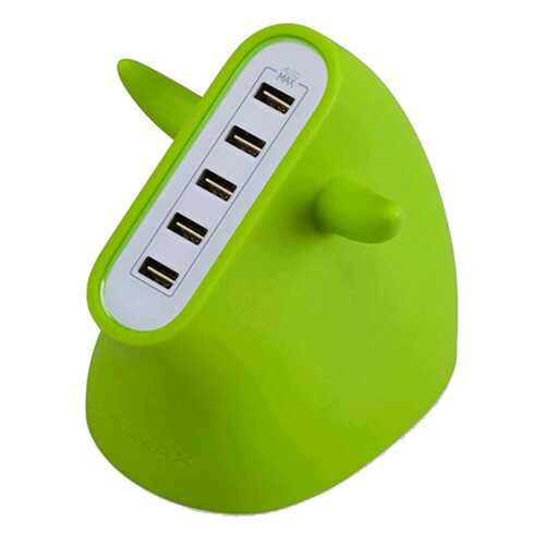 Сетевое зарядное устройство MoMax U.Bull 5 USB 8A Green в МТС