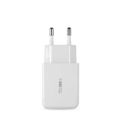 Сетевое зарядное устройство WK Suda 1m 2USB 2.4A+кабель USB-iP White в МТС