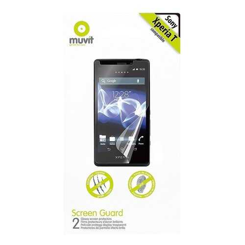 Пленка Muvit MUSCP0258 для Sony Xperia T 2шт в МТС
