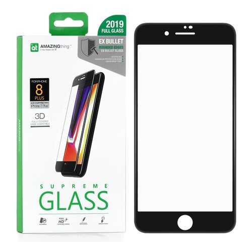 Защитное стекло AMAZINGthing SupremeGlass Extra Hard 3D Black для Apple iPhone 7 Plus в МТС