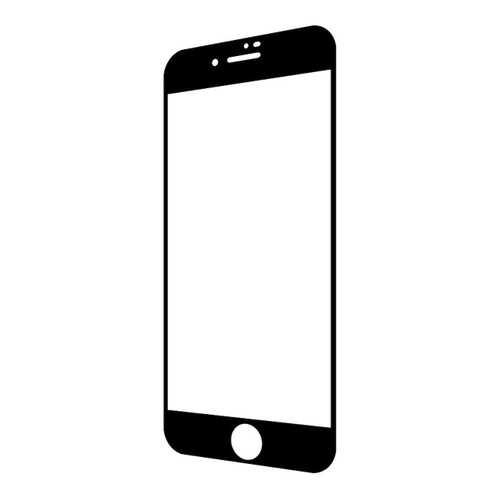 Защитное стекло Full Glue Premium Krutoff для iPhone 7/8 Black в МТС