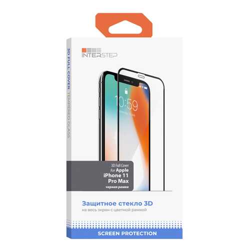 Защитное стекло InterStep для iPhone 11 Pro Max в МТС
