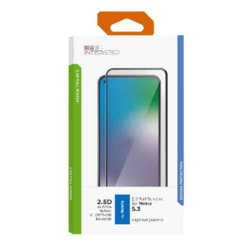 Защитное стекло InterStep для Nokia 5.3 Black в МТС