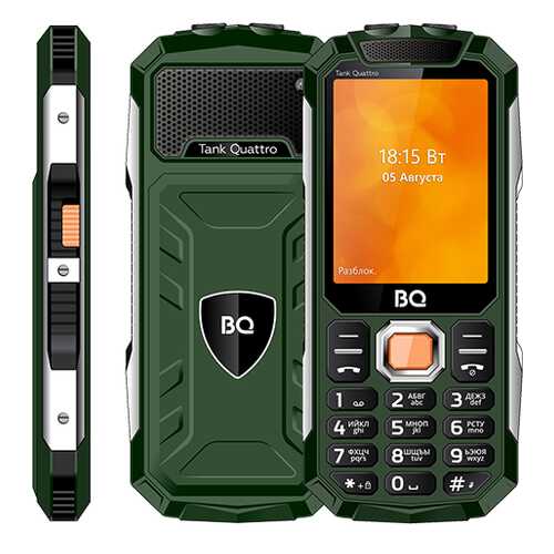 Мобильный телефон BQ 2819 Tank Quattro Green в МТС