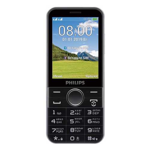 Мобильный телефон Philips Xenium E580 Black в МТС