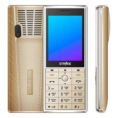Мобильный телефон STRIKE M30 Gold в МТС