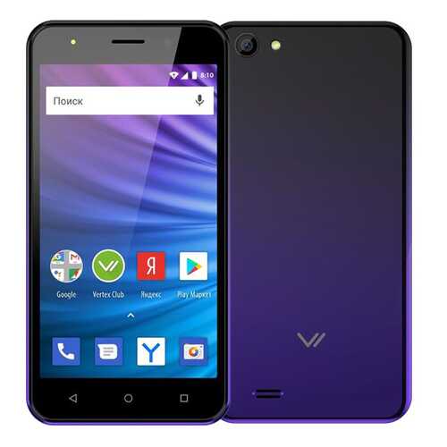 Смартфон Vertex Luck L100 3G Dark Blue в МТС